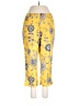 Talbots Print Yellow Casual Pants Size 12 - photo 1