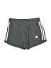 Adidas 100% Polyester Solid Gray Athletic Shorts Size XS - photo 1