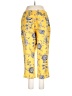 Talbots Print Yellow Casual Pants Size 12 - photo 2