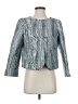 Emporio Armani Chevron-herringbone Silver Blazer Size S (estimated) - photo 1