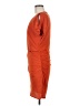 Jessica Simpson 100% Polyester Solid Orange Casual Dress Size 6 - photo 5