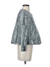 Emporio Armani Chevron-herringbone Silver Blazer Size S (estimated) - photo 4