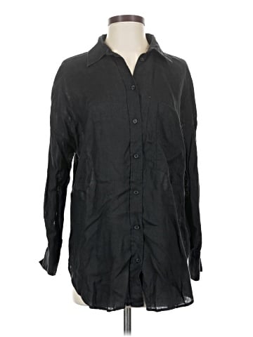 Zara Long Sleeve Button-Down Shirt (view 1)