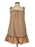 Unbranded 100% Polyester Tan Casual Dress Size 4 - photo 1
