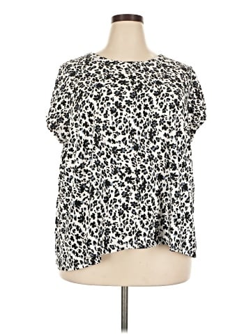Ellos Short Sleeve Blouse (view 1)