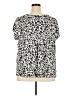 Ellos 100% Cotton Ivory Short Sleeve Blouse Size 26 - 28 - photo 2