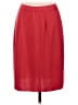 misook 100% Acrylic Solid Red Casual Skirt Size M - photo 1