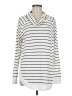 Maurices Stripes White Pullover Sweater Size M - photo 1