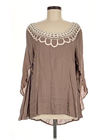 Entro 3/4 Sleeve Blouse (view 1)