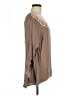 Entro 100% Rayon Brown 3/4 Sleeve Blouse Size M - photo 4