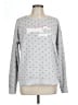 LC Lauren Conrad Polka Dots Silver Pullover Sweater Size L - photo 1