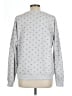 LC Lauren Conrad Polka Dots Silver Pullover Sweater Size L - photo 2