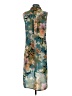 Spense 100% Polyester Print Green Casual Dress Size S (estimated) - photo 2