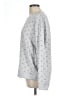 LC Lauren Conrad Polka Dots Silver Pullover Sweater Size L - photo 5