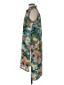 Spense 100% Polyester Print Green Casual Dress Size S (estimated) - photo 5