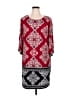Studio One Paisley Burgundy Casual Dress Size 1X - photo 1