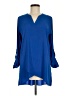 Susan Graver Blue 3/4 Sleeve Blouse Size 6 - photo 1
