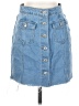 Forever 21 100% Cotton Blue Denim Skirt Size S - photo 1