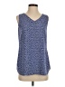 Chico's 100% Polyester Blue Sleeveless Blouse Size S - photo 1