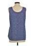 Chico's 100% Polyester Blue Sleeveless Blouse Size S - photo 2