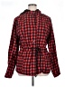 Pulse Checkered-gingham Red Long Sleeve Blouse Size XL - photo 1
