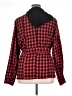 Pulse Checkered-gingham Red Long Sleeve Blouse Size XL - photo 2