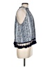Paper Crane 100% Polyester Blue Sleeveless Blouse Size M - photo 4