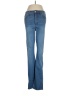 NYDJ Hearts Blue Jeans Size 6 - photo 1