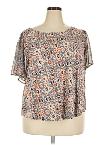 Lucky Brand Short Sleeve Blouse (view 1)