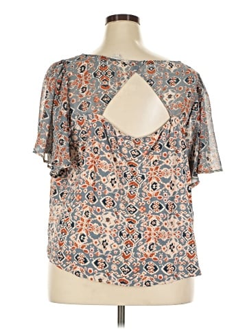 Lucky Brand Short Sleeve Blouse (view 2)
