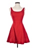 Divided by H&M Solid Red Cocktail Dress Size 4 - photo 1