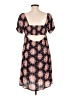 Volcom 100% Viscose Floral Brown Casual Dress Size L - photo 2