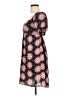 Volcom 100% Viscose Floral Brown Casual Dress Size L - photo 5