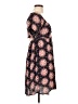 Volcom 100% Viscose Floral Brown Casual Dress Size L - photo 4