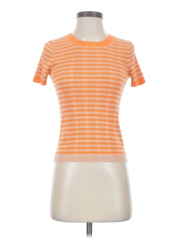 Madewell Ringer Sweater Tee in Neon Stripe (view 1)