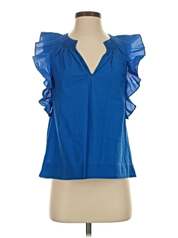 HD in Paris Short Sleeve Blouse (view 1)