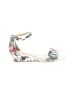 Alex Marie Floral White Wedges Size 8 - photo 1