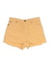 Amuse Society 100% Cotton Yellow Denim Shorts Size 26 waist - photo 1