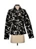 White House Black Market Print Black Jacket Size 2 - photo 1