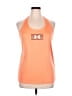 Under Armour 100% Polyester Orange Active Tank Size XL - photo 1
