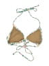 No Boundaries Print Green Swimsuit Top Size 12 - 14 - photo 2