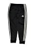 Adidas 100% Polyester Black Track Pants Size 5 - photo 1