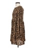 BP. 100% Rayon Animal Print Brown Casual Dress Size S - photo 5