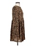 BP. 100% Rayon Animal Print Brown Casual Dress Size S - photo 4
