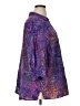 Catherines Paisley Purple 3/4 Sleeve Button-Down Shirt Size 1X (estimated) - photo 4
