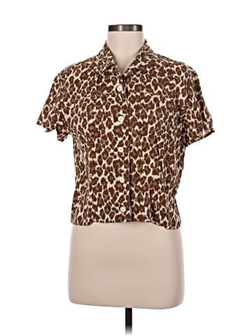 Lizwear by Liz Claiborne Short Sleeve Blouse (view 1)