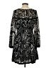 Laundry by Shelli Segal 100% Polyester Graphic Black Cocktail Dress Size 2 - photo 2