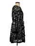 Laundry by Shelli Segal 100% Polyester Graphic Black Cocktail Dress Size 2 - photo 4