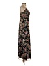 Embrace 100% Polyester Floral Black Casual Dress Size S - photo 4