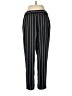 Ann Taylor LOFT Stripes Black Casual Pants Size M - photo 2